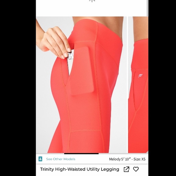 Fabletics XS Trinity High waisted utility legging - Picture 3 of 4